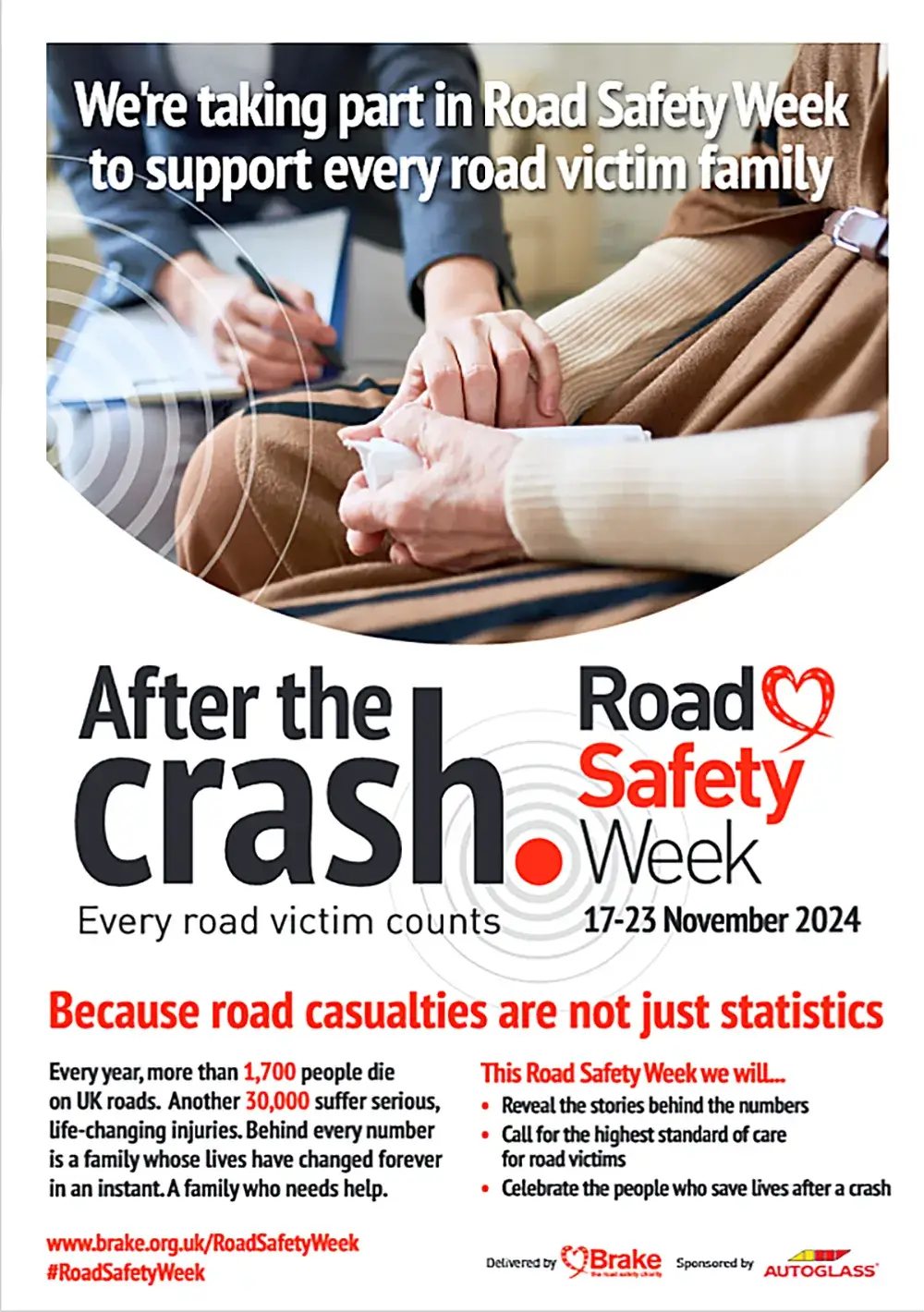 Road Safety Week 24 poster